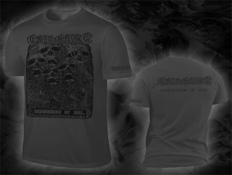 Carnage - infestation of evil (dark grey shirt / black print) shirt