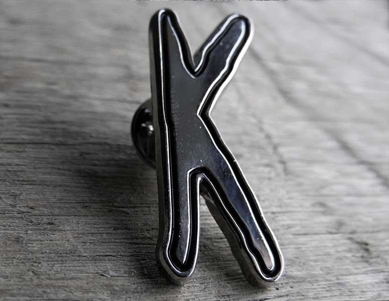 Kampfar-K-metal-pin