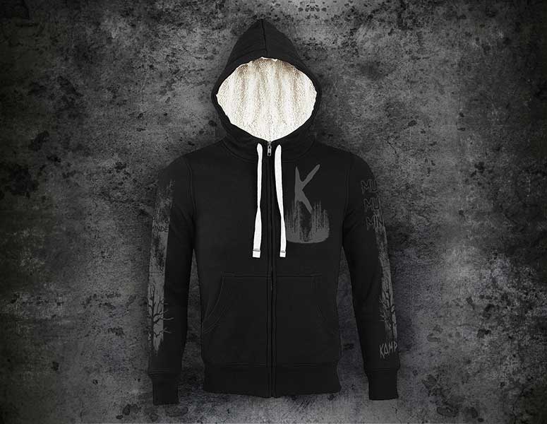 Kampfar---muro-muro-minde---hooded-zipper-sherpa-jacket