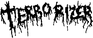 Terrorizer_logo Animate Records Metal Mailorder, Label, Online Webstore, Vinyl LP CD T-Shirt Tape, Death Black Grind Crust Doom, KAMPFAR, HATE, THE RUINS OF BEVERAST merchandise