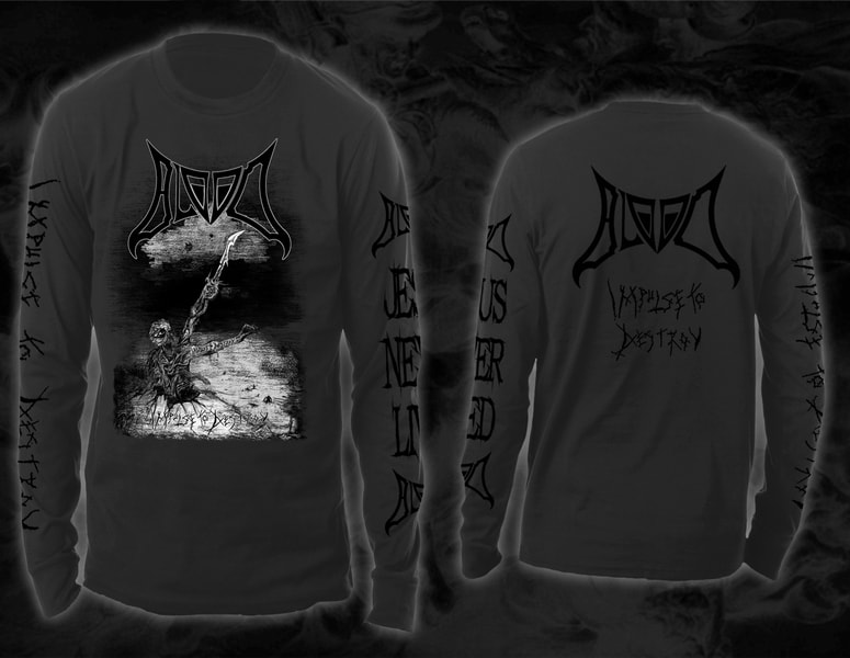 BLOOD "impulse to destroy" longsleeve