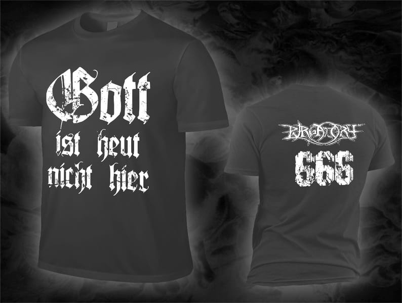 Purgatory_Gott-ist-heut-nicht-hier_grey-Shirt