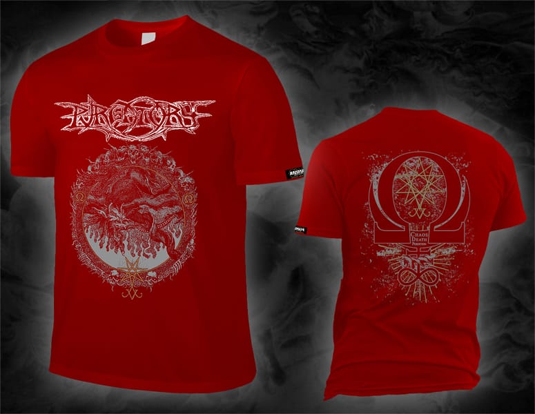 PURGATORY "chaos death perdition" red T-Shirt