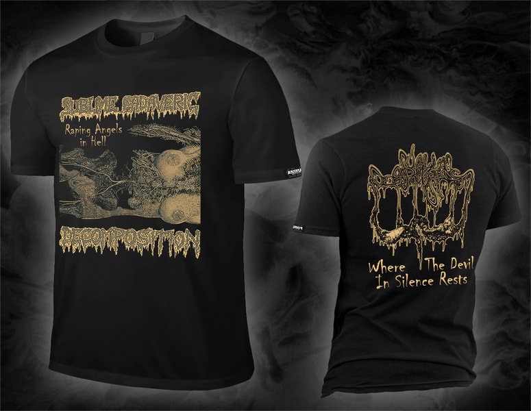 SUBLIME CADAVERIC DECOMPOSITION "where the devil in silence rests" shirt