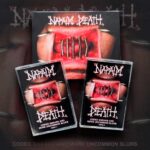 Napalm Death - coded smears and more uncommon slurs Slipcase double cassette tape Animate Records Metal Mailorder, Label, Online Webstore, Vinyl LP CD T-Shirt Tape, Death Black Grind Crust Doom, KAMPFAR, HATE, THE RUINS OF BEVERAST merchandise
