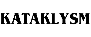 Kataklysm_logo Animate Records Metal Mailorder, Label, Online Webstore, Vinyl LP CD T-Shirt Tape, Death Black Grind Crust Doom, KAMPFAR, HATE, THE RUINS OF BEVERAST merchandise