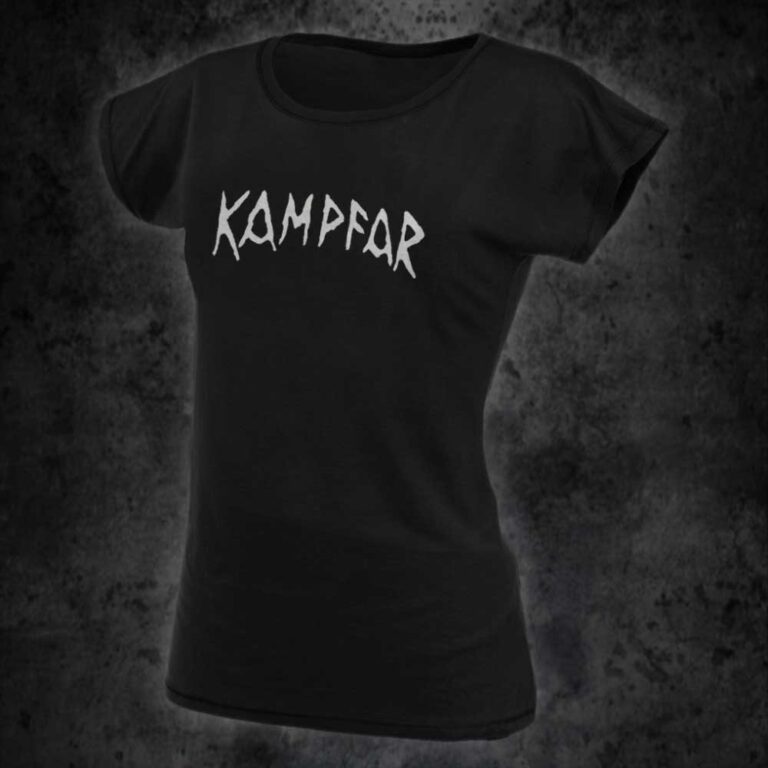 Kampfar-white-logo_Girlie-Shirt