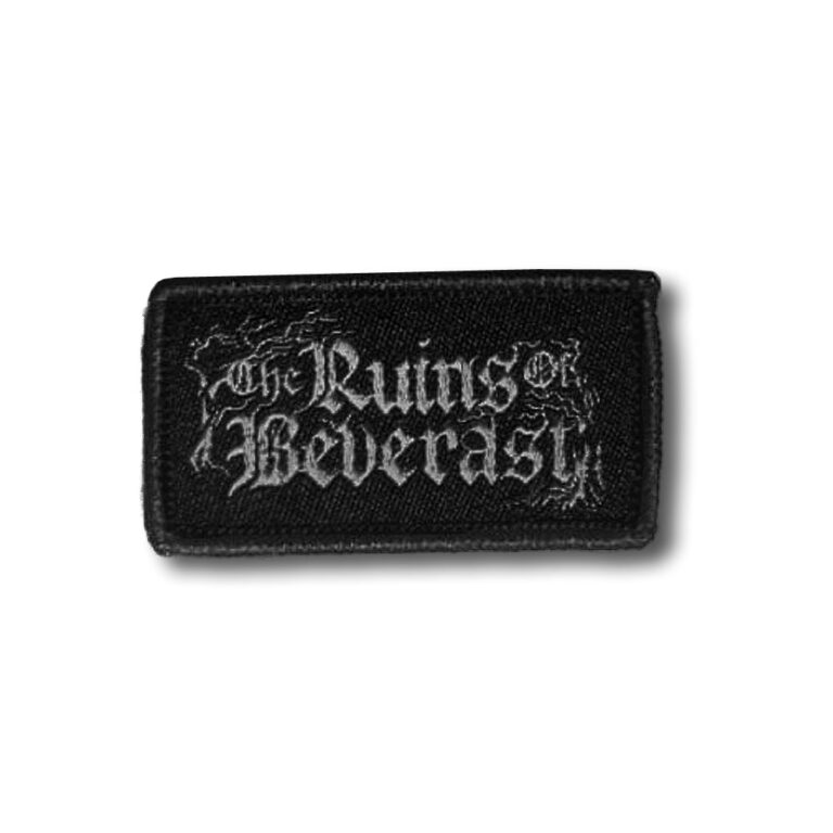The Ruins of Beverast Logo woven micro patch