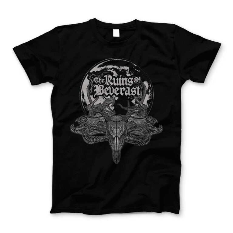 The Ruins of Beverast - horned-skull_shirt