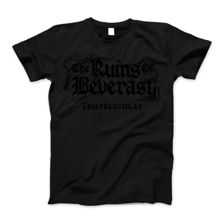 The Ruins of Beverast Tempelschlaf BLACK on Black T-Shirt